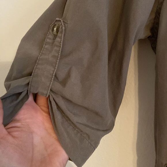 EUC Thread and Supply Lucy Boho Shift Sage Green Dress - Picture 9 of 10